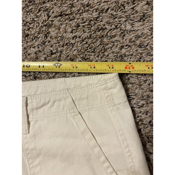 Forever 21 Cargo Jeans Women Large Relaxed Fit Straight Leg Pants Vanilla NEW - Picture 8 of 10